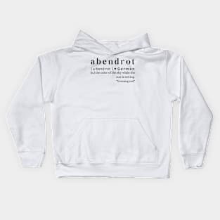 Abendrot Kids Hoodie